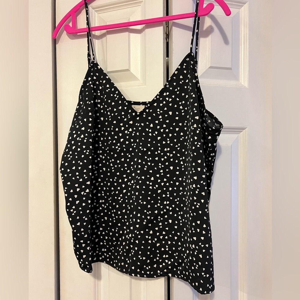 Women’s V-Neck Satin Cami Blouse